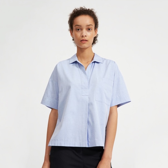 Everlane Tops - Everlane The Cotton Short-Sleeve Popover Shirt